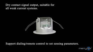 스마트 존재 모션 센서 건식 접점 출력