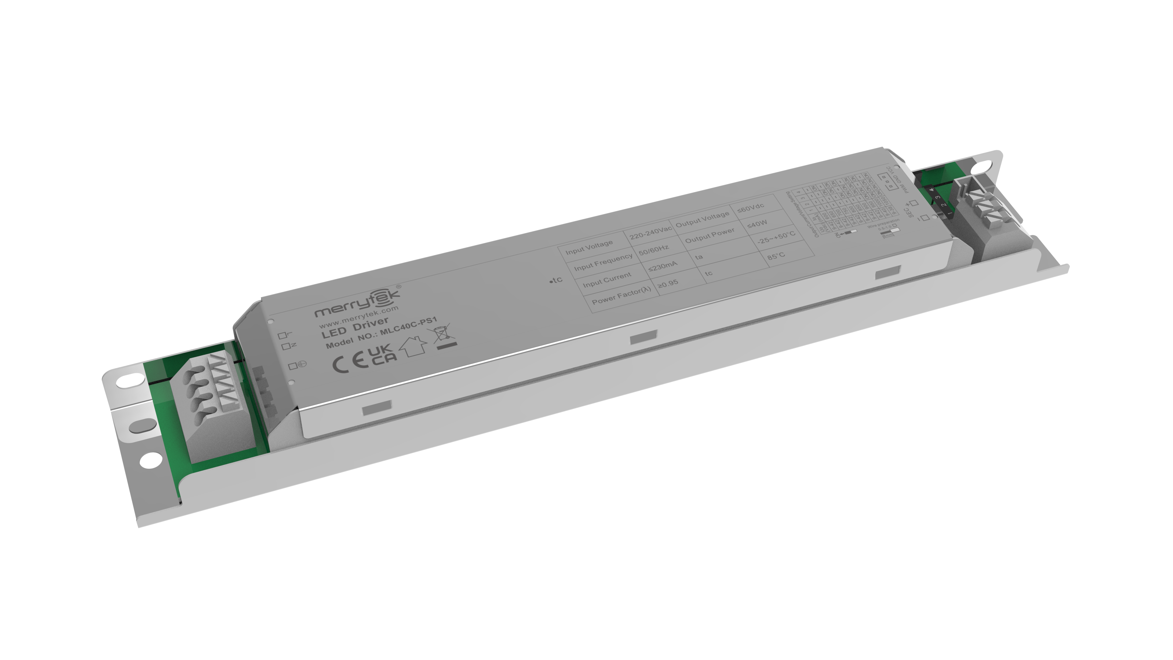 Sensor Dim 45W Isolated Sensor DIM LED Driver with PWM Dimming